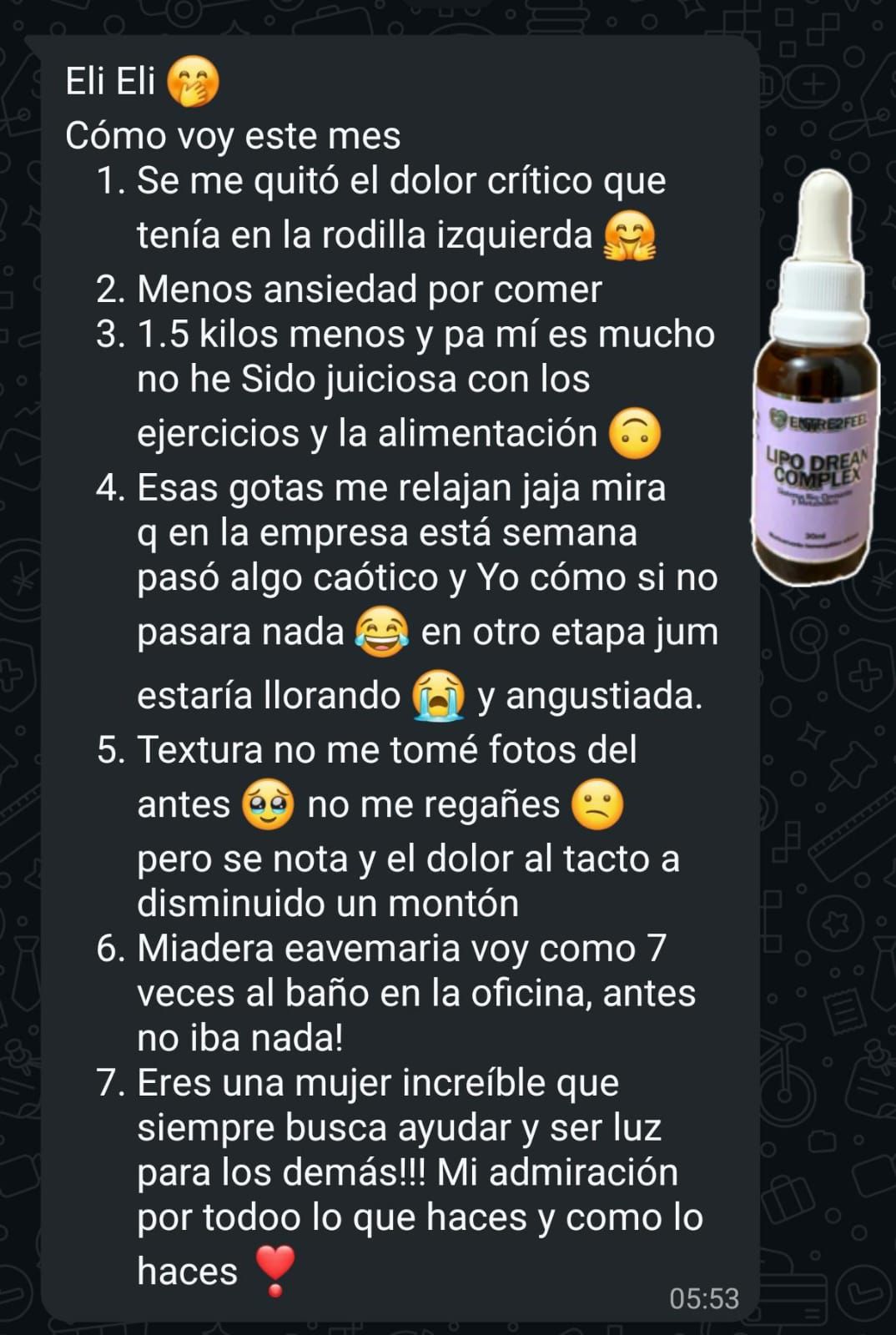 Testimonio Kit y Gotas